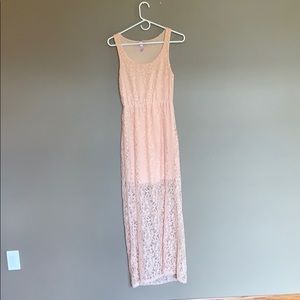Pink lacy dress